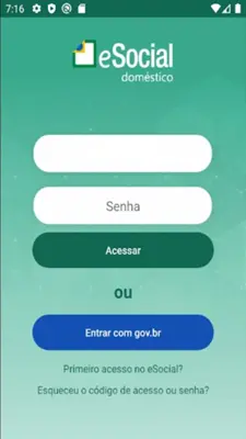 eSocial Doméstico android App screenshot 5